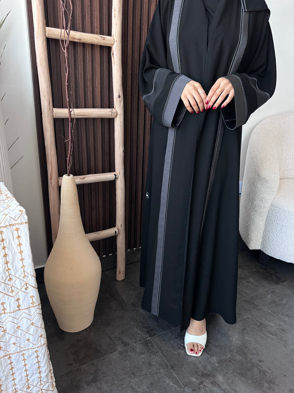 Super crep and design crep abaya #80