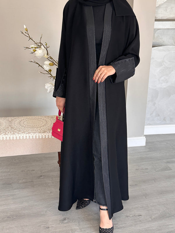 Black Abaya with jakar #115