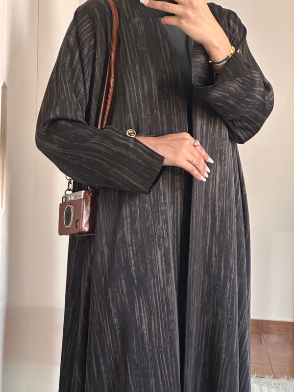 2 shade dark abaya #Q7