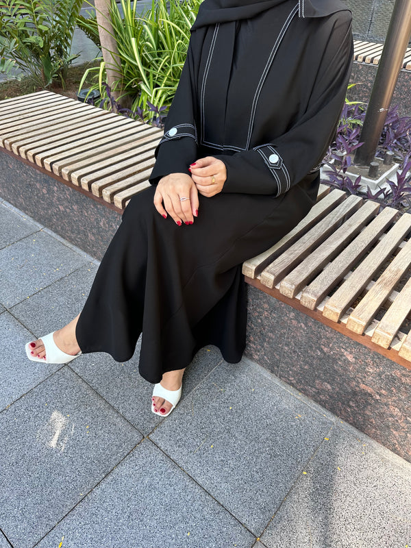 Practical travel abaya #75