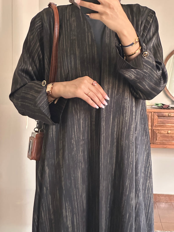 2 shade dark abaya #Q7