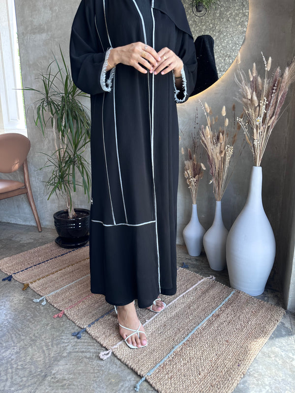 Black joom Abaya#60